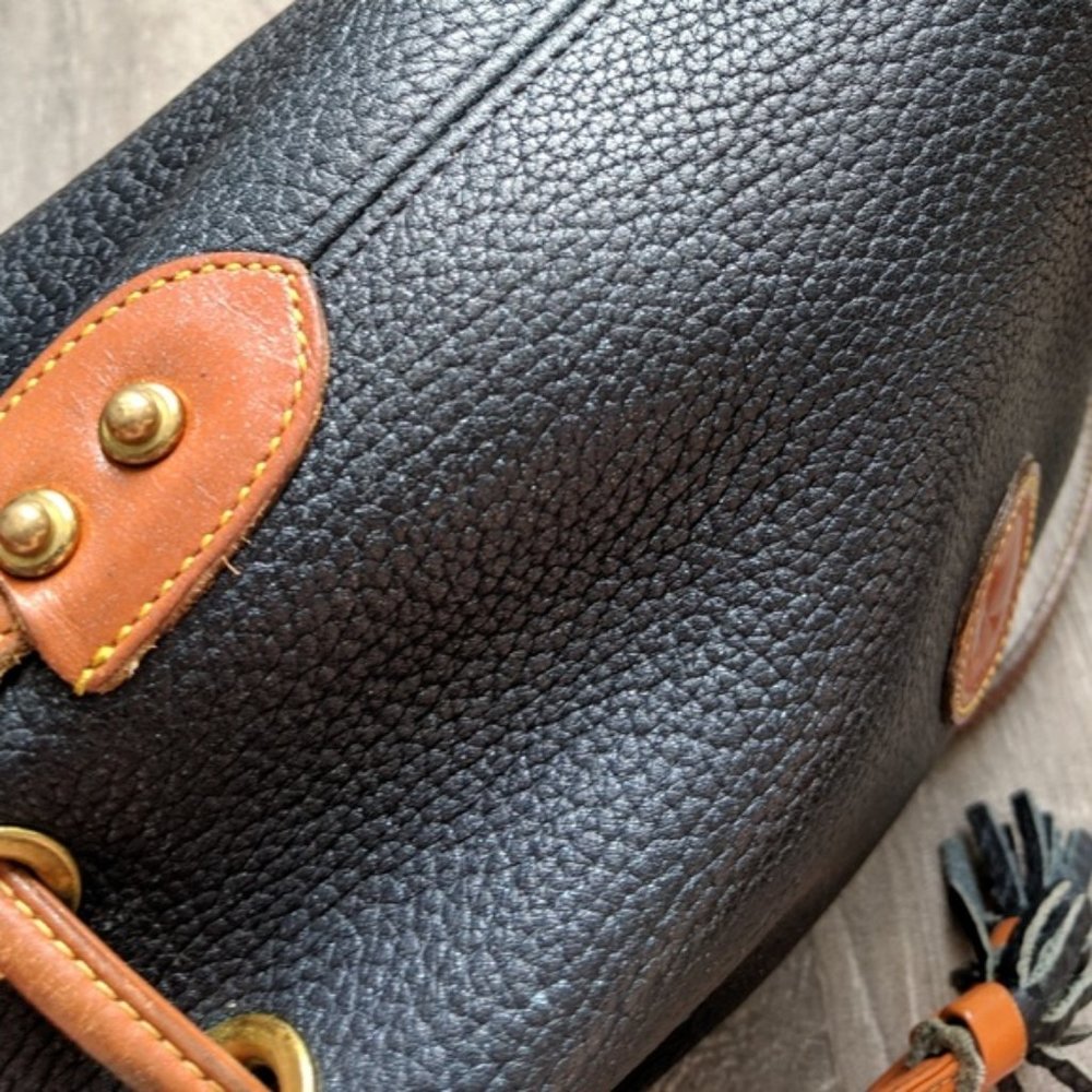 Dooney & Bourke AWL Vintage Leather Bucket Bag - Picture 6 of 8